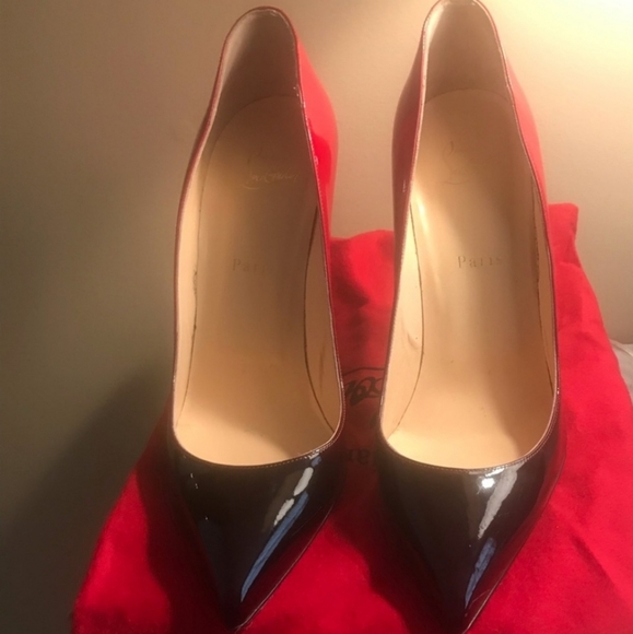 CHRISTIAN Louboutin OMBRE Pigalle Follies 100mm 👠🎉 - Picture 3 of 6